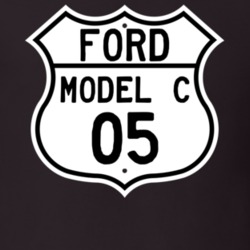 1905 Model C Custom Highway Route Sign T Shirt