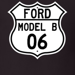 1906 Model B Custom Highway Route Sign T Shirt