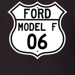 1906 Model F Custom Highway Route Sign T Shirt