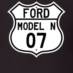 1907 Model N Custom Highway Route Sign T Shirt