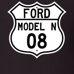 1908 Model N Custom Highway Route Sign T Shirt