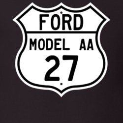 1927 Model AA Custom Highway Route Sign T Shirt