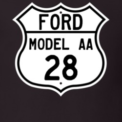 1928 Model AA Custom Highway Route Sign T Shirt