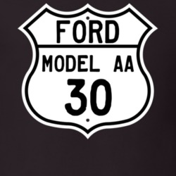 1930 Model AA Custom Highway Route Sign T Shirt