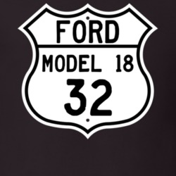 1932 Model 18 Custom Highway Route Sign T Shirt