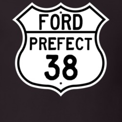 1938 Prefect Custom Highway Route Sign T Shirt