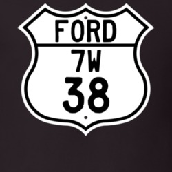1938  7W Custom Highway Route Sign T Shirt