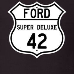 1942 Super Deluxe Custom Highway Route Sign T Shirt