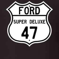 1947 Super Deluxe Custom Highway Route Sign T Shirt