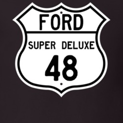 1948 Super Deluxe Custom Highway Route Sign T Shirt