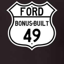 1949 Bonus-Built Custom Highway Route Sign T Shirt