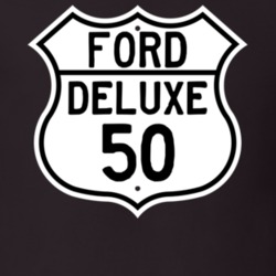 1950 Deluxe Custom Highway Route Sign T Shirt