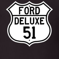 1951 Deluxe Custom Highway Route Sign T Shirt