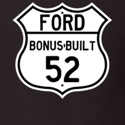 1952 Bonus-Built Custom Highway Route Sign T Shirt
