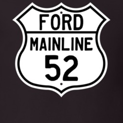 1952 Mainline Custom Highway Route Sign T Shirt