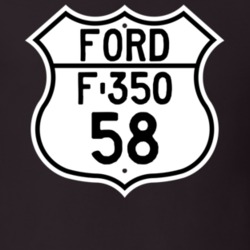 1958 F-350 Custom Highway Route Sign T Shirt