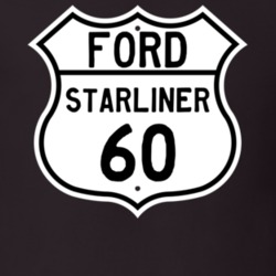 1960 Starliner Custom Highway Route Sign T Shirt
