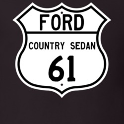 1961 Country Sedan Custom Highway Route Sign T Shirt
