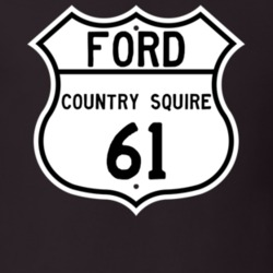 1961 Country Squire Custom Highway Route Sign T Shirt