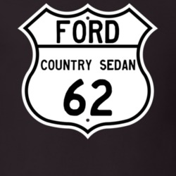 1962 Country Sedan Custom Highway Route Sign T Shirt