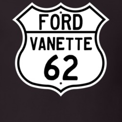 1962 Vanette Custom Highway Route Sign T Shirt