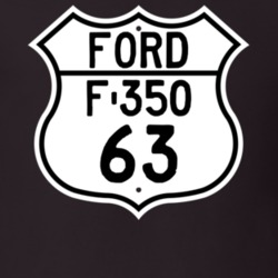 1963 F-350 Custom Highway Route Sign T Shirt