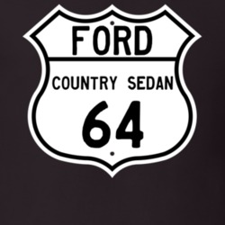 1964 Country Sedan Custom Highway Route Sign T Shirt
