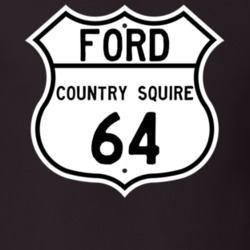 1964 Country Squire Custom Highway Route Sign T Shirt