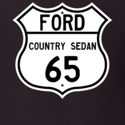 1965 Country Sedan Custom Highway Route Sign T Shirt