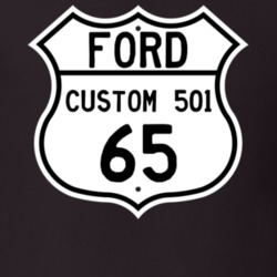 1965 Custom 501 Custom Highway Route Sign T Shirt
