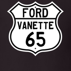 1965 Vanette Custom Highway Route Sign T Shirt