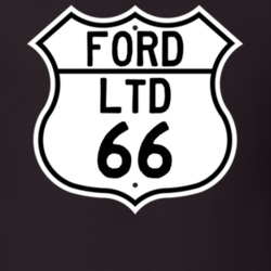 1966 LTD Custom Highway Route Sign T Shirt