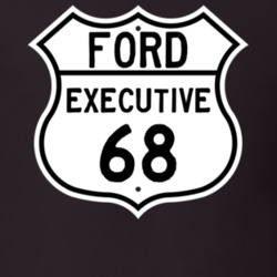 1968 Executive Custom Highway Route Sign T Shirt