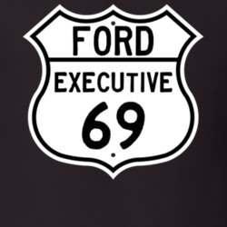 1969 Executive Custom Highway Route Sign T Shirt
