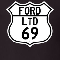 1969 LTD Custom Highway Route Sign T Shirt