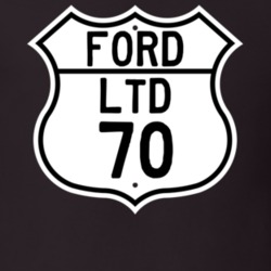 1970 LTD Custom Highway Route Sign T Shirt
