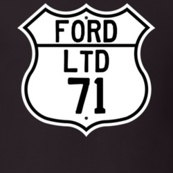 1971 LTD Custom Highway Route Sign T Shirt