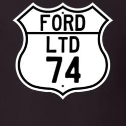 1974 LTD Custom Highway Route Sign T Shirt