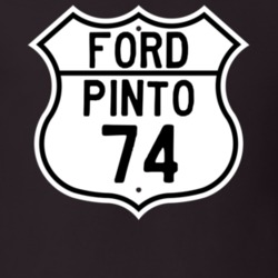 1974 Pinto Custom Highway Route Sign T Shirt