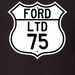 1975 LTD Custom Highway Route Sign T Shirt