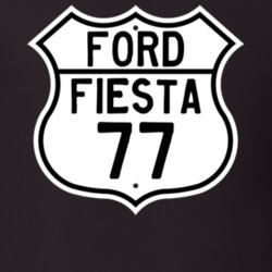 1977 Fiesta Custom Highway Route Sign T Shirt