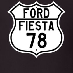 1978 Fiesta Custom Highway Route Sign T Shirt