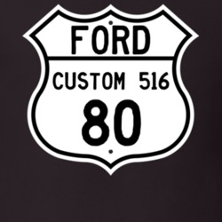 1980 Custom 516 Custom Highway Route Sign T Shirt