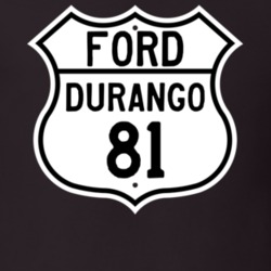 1981 Durango Custom Highway Route Sign T Shirt