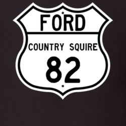 1982 Country Squire Custom Highway Route Sign T Shirt