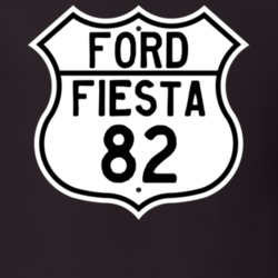 1982 Fiesta Custom Highway Route Sign T Shirt