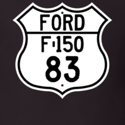 1983 F-150 Custom Highway Route Sign T Shirt