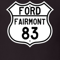 1983 Fairmont Custom Highway Route Sign T Shirt