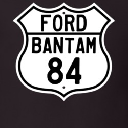 1984 Bantam Custom Highway Route Sign T Shirt