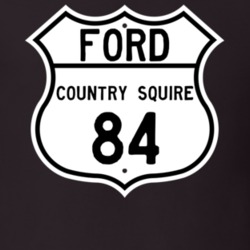 1984 Country Squire Custom Highway Route Sign T Shirt